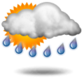 Voorspelling van Davis Vantage Pro2 Plus:  Increasing clouds with little temperature change. 